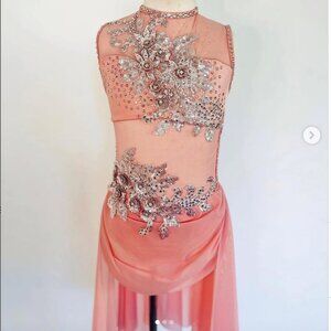 Blush Pink Custom Lyrical Dance Costume